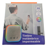 Timbre Impermeable Inalambrico Rgb 150m Luces 36 Melodías 
