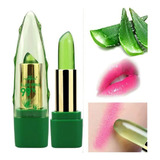 Bálsamo Aloe Vera 99% Labial Hidratante Mágico Cambia Color