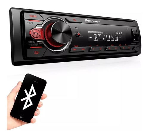 Toca Radio Automotivo Pioneer Mvh-298bt Bluetooth Usb Modelo