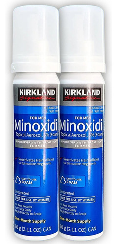 Minoxidil 5% Espuma Foam 2 Meses Tratamiento