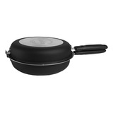 Sarten Doble 20cm Ideal Para Tortilla Omelet Aluminio Teflon Antiadherente Hudson Sarten Tortillera Super Oferta Bz3