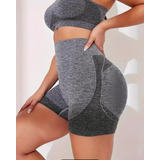 Short Yoga Premium Licra Sexy Deportivo Cintura Alta Mujer