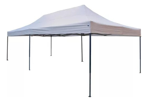 Toldo 3x6 Mts Blanco, Arma Fácil, Plegable / Nghome