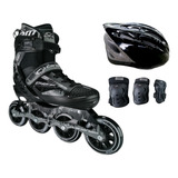 Combo Patines Canariam Semiprofesional + Protección + Casco