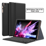 Galaxy Tab A .  Case With Keyboard T T  Folio Pu Leathe...