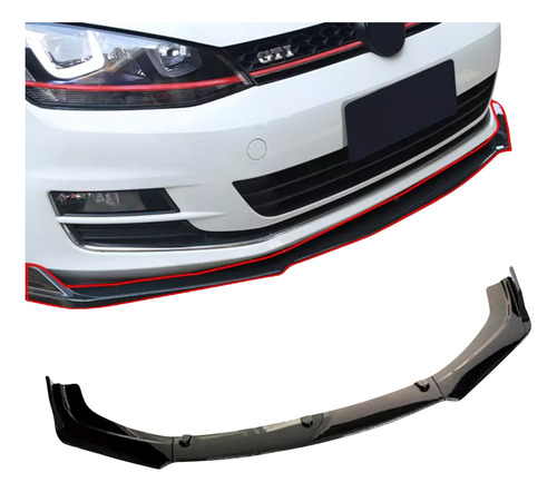 Spoiler Dianteiro Universal Ajustável Front Lip Saia Splitte