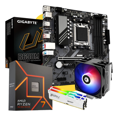 Combo Actualización Pc Gamer Ryzen 7 7700x  16gb Ddr5 + B650