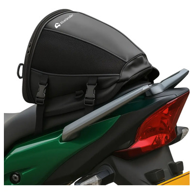 Mochila Motocicleta Bicicleta Maleta Trasera Impermeable Bluelander Color Negro | Meses sin interés