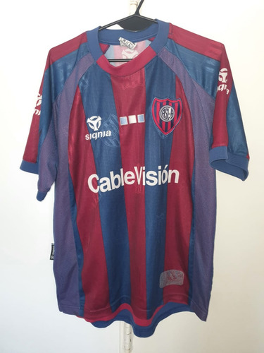 Camiseta San Lorenzo Signia 2004 Utileria #22 Roman Diaz