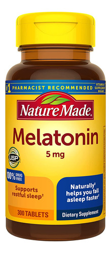 Nature Made  De 5 Mg Suplemento 300 Tabl - L a $756