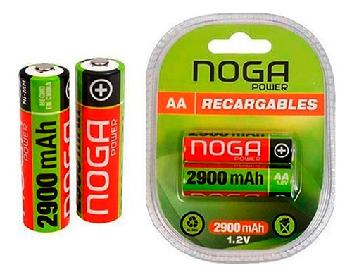 Pilas Aa Recargables 1,2v Power Baterias Blister 2700 Mah
