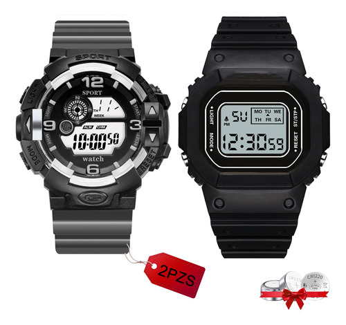 2 Reloj Deportivo Digital Para Mujer Y Hombre Reloj Digital