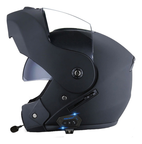 Casco De Moto Abatible Integral Con Bluetooth