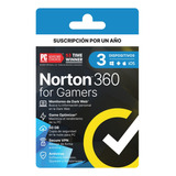 Norton Antivirus 360 Gamers 50gb 3 Dispositivos 1 Año