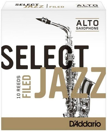 Palheta Sax Alto Rico Select Jazz Filed 2,0 Soft - Daddario