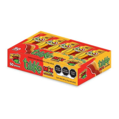 Caramelo Suave Tiliko Zumba Pica Mix 50 Pzas | MercadoLibre