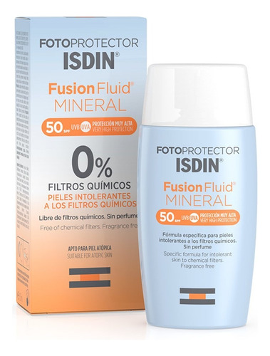 Fotoprotector Isdin Mineral Spf50+ X 50 Ml