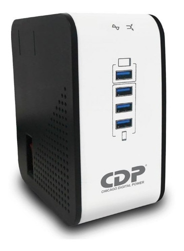 Regulador Voltaje Cdp 1000va 400w 8x Contactos 4x Usb 2 Años