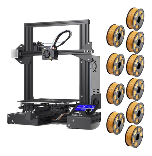 Impresora 3d Creality Ender 3 + 10 Kg Pla + Envío 