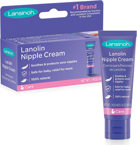 Crema Lanolina Lansinoh Hpa | Tubo 40 Gr Pezón Lactancia