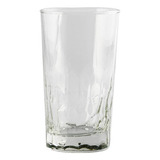 Set X12 Vasos De Vidrio Cristar Tierra 450 Ml Color Transparente