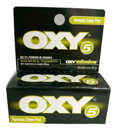 Oxy 5 Anti Barros Y Espinillas Fórmula Color Piel 30g
