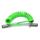 Cable En Espiral Abs De 7 Vías Mytee Products 15 Ft (verde)
