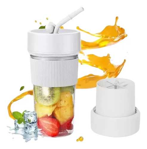 Juguera Batidora Licuadora Vaso Portátil Usb 350 Ml Recargab