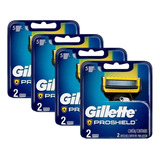 Carga Gillette Fusion Proshield Refil 8 Unid. Pele Sensível