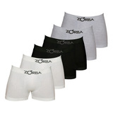 Kit Com 6 Cuecas Boxer Zorba 781