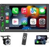 Auto Estereo Pantalla 2 Din Carplay & Android Auto + Camara