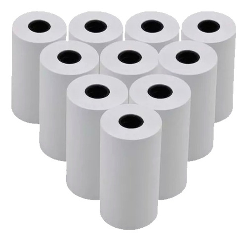 10 Rollos Papel Termico Miniprinter 57x40 Impresora 58mm