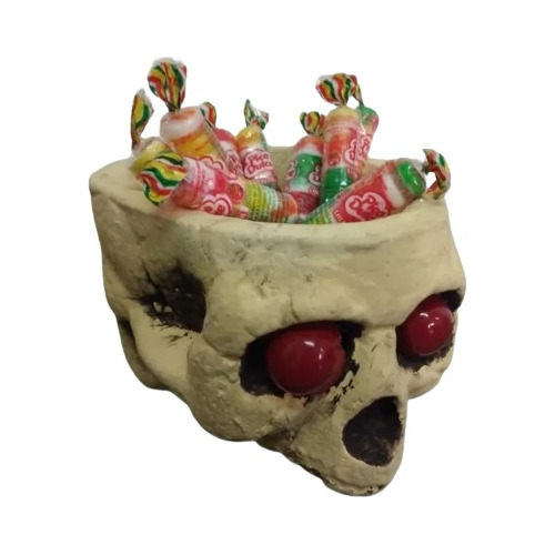 Caramelera Calavera 15cm Diámetro Halloween Chirimbolos