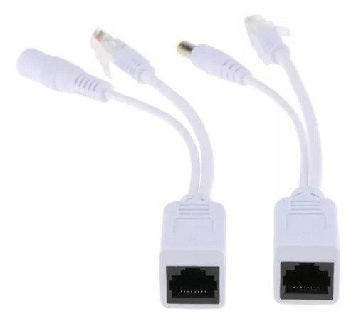 Par Inyector Eyector  Rj45 Alimentación Poe Camara Ip