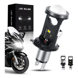 Faros Led H4 Hb3 9003 Tipo Lupa Para Moto Luz Altas Y Bajas