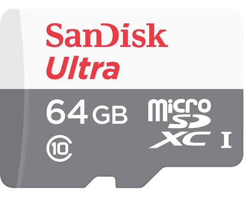 Sandisk Micro Sd Ultra De 64gb Com 80mbs De Velocidade
