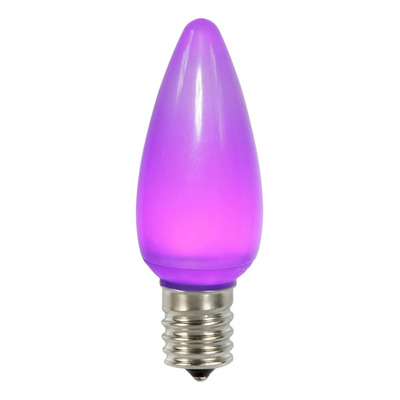 Bombilla Led Violeta De Cerámica Vickerman C9, Paquete De 25