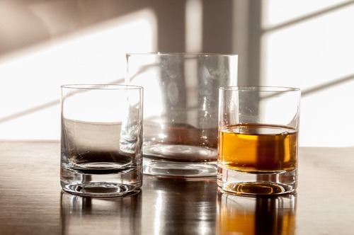 6 Vasos De Whisky  Finos Con Hielera