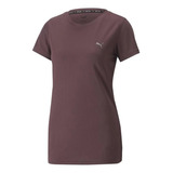 Camiseta Puma Mujer Performance Tee Vinotinto