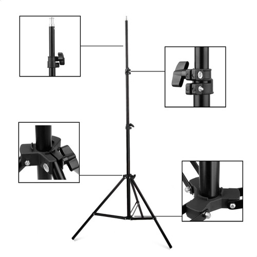 Tripé/suporte Para Softbox Iluminadores Flash T-photo
