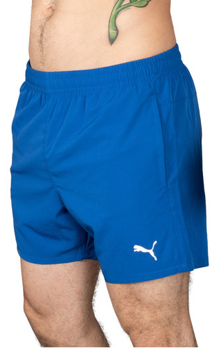 Short De Baño Puma Hombre Moda Azul