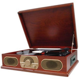 Studebaker - Plato Giratorio De Madera Con Radio Am/fm Y Rep