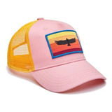 Gorra Cap Trown - Trucker Rosa - Mod. Sunset - Importada 