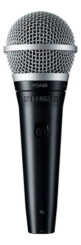 Microfone Shure C/ Fio Pga48-xlr Dinâmico Cardioide