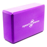 Cubo De Yoga Tpe Espuma Pilates Entrenamiento Sport Fitness Color Violeta