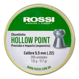 Chumbinho Rossi Hollow Point - Cal 5,5mm (250un)