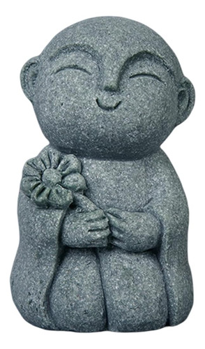 Pez Vivo Buda Japonés Jizo Bosatsu Feng Shui Estatua De Monj