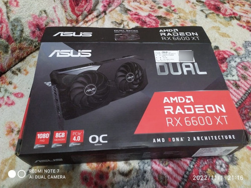 Rx 6600xt Dual Asus 8gb