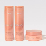 Kit Braé Revival Trio Shampoo E Cond 250ml + Mascara 200g