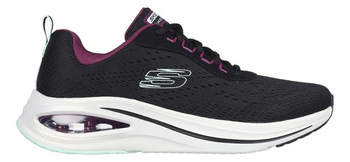 Zapatilla Mujer Air Meta Negra Skechers